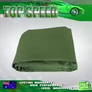 157"x197" Inch Heavy Duty Canvas Tarp Tarpaulin Water UV Resistant Fabric Woven