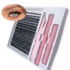 Mixed Length Individual Lashes with Glue False Eyelashes Eyelash Extension