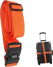 FOMIYES Approved Suitcase Straps Luggage Belt Strap Strong Tension Luggage Holder Travel Safe