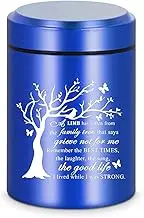 Small Urns for Human Ashes Keepsake Mini Cremation Urn for Adult Male Female Keepsake Memorial Ashes Holder for Women Men, Blue-Tree of Life Urn
