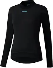 [SHIMANO] Women's W's Beaufort L.s. Base Layer Jersey, Black