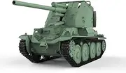MRY-SFW Army Tank Unpainted 1/76 20mm Wargaming Military Model Kit Sweden Tank Destroyer Pvkv II