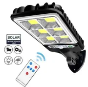 3 Modes Outdoor Solar Wall Light LED Motion Sensor Bright Flood Street Lamp
