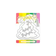 Waffle Flower Christmas Tree Shaker Die