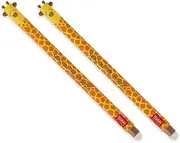 LEGAMI Erasable Gel Pen Giraffe, Thermosensitive Ink, 0.7 mm Tip Diameter, 15 cm Length, Black ink (Pack of 2)
