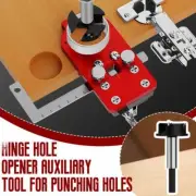 Accurate Locking Hinge Drilling Jig Hole Guide Hole Locator Puncher Tool P3U9