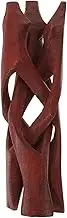HOMSFOU Solid Tripod Display Stand Snake Shape Tripod for Abalone Shell Ball and Home Decor Lightweight Chic Design Wooden Holder