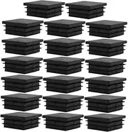 Veemoon Plastic Hole Plugs for Furniture 4x4cm Square Inserts Plastic Plugs for Holes Easy Install
