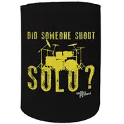 Alcohol Stubby Holder - Shout Drum Solo - Funny Novelty Birthday Gift Joke Beer Can Bottle