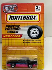 1993 MATCHBOX SUPERFAST #48 PONTIAC FIREBIRD RACER NEW ON CARD