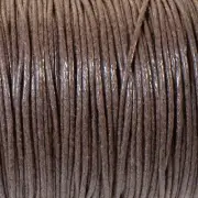 Brown 1mm Waxed Cotton Cord, 70 Meters, Macrame, Beading String