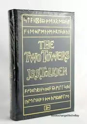 THE TWO TOWERS TOLKIEN Lord of the Rings Easton Press Deluxe Leather Bound NEW