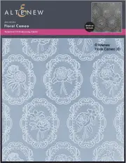 Altenew Floral Cameo 3D Embossing Folder
