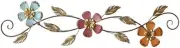 Modern Floral Abstract 3Dimentional Wall Art Contemporary Fence Patio Home Decor