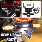 Lorababer Motorcycle License Number Plate Bracket Holder Tail Tidy Fender Eliminator Kit w/LED Light Compatible with H-onda CB650R CBR650R CB 650 R CBR 650 R CB 650R CBR 650R 2021