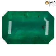 GIA CERTIFIED 3.50 ct ELEGANT OCTAGON CUT (12 X 8 MM) COLOMBIA EMERALD STONE