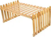 Bamboo Shelf Display Shelves Display Shelf Desktop Organizer Shelf Pot for Plants Planter Plant Pot Rack Display Stand Bamboo Plant Stand Desktop Bonsai Rack Bamboo Sundries Rack Generic
