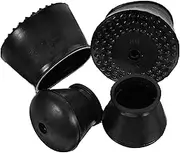 HYTROVE 4pcs Rubber Ladder Feet Covers Durable Non Slip Caps for Ladder Protection Lightweight and Easy to Install for Enhancing Stability and Floor Safety