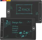 [2 Pack] 8.5 Inches LCD Writing Tablet with 2 Magnets, Magnetic Electronic Ewrit
