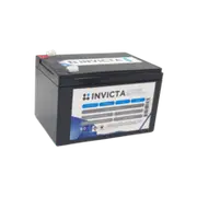 Invicta 12V 12Ah Lithium Battery with 4 Series Functionality