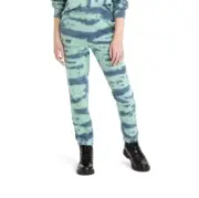 Art Class Kids' Fleece Green Tie Dye Jogger Pants Size 6-6X