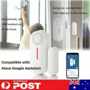WiFi Door Window Sensor Alarm with App Alerts for Alexa Google Home Security