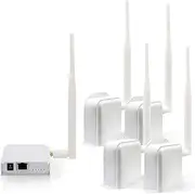 WiFi Range Extender,Wireless Bridge,WiFi Repeater Internet Booster,20DBi High Gain Antenna,Wi-Fi Booster,Wi-fi Extender,2.4G WiFi Bridge Supports 2600 feet Outdoor Transmission Distance AU Plug