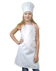 - Chef Hat and Apron Set for Kids, Real Cooking and Baking Wear Kit for Young...