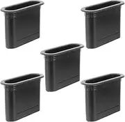 5pcs Audio Blower Speaker Air Port Speaker Air Port Tube Black Plastic