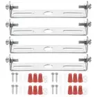 4 Set 90mm (3.54") Universal Light Fixture Mounting Bracket Kit with Screw
