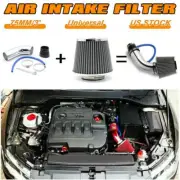 3" Car Cold Air Intake Filter Induction Kit Pipe Aluminum Power Flow Hose System (for: Audi)