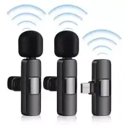 K9 Factory wholesale Portable Wireless Stereo Lavalier Microphone Live Interview