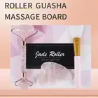 Jade Roller Gua Sha Facial Massage Eliminate Puffiness Wrinkles Women RuPMt