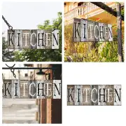 Country Home Kitchen Decor Wall Sign Letters Vintage Wooden Wall Signs Home