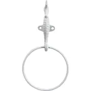 LVD Cast Iron Towel Ring Storage Wall Hanger Home Decor 13x27cm Seahorse