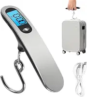 [Imlemao] Luggage Weight Scale for Suitcases, Travel Essentials, Backlight LCD Display 50kg Luggage Weight Scale for Accessories Portable Handheld Scale, High Precision Travel Digital Hanging Scales