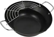 Mikinona 1 PC Japanese Style Tempura Fryer Mini Non Stick Deep Frying Pot for Compact Design for Home Use for Tempura and Other Fried Foods