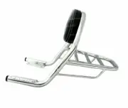 Rear Luggage Rack & Back Rest Compatible With Royal Enfield Interceptor 650 CP