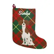 Brittany Spaniel Stocking Gift Brittany Dog Mom Dad Custom Christmas Decoration
