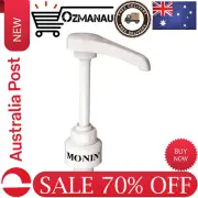 Monin Glass Bottle Syrup Pump Suit-700 ml White | Free Shipping New | AU