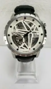 $1495 MSRP | Authentic Reign Xavier Automatic Skeleton Leather Band Watch RN3901