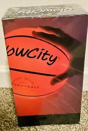 Glowcity Glow in the Dark Basketball Teen Boy Glowing Red Basket Ball Light up