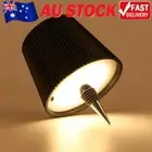 Wireless Bottle Lamp Cordless Desk Lamp for Living Room Bedroom (Black)