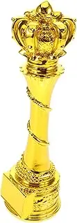 Milisten E-Piece Construction Resin Trophy Soccer Award for School Employee Recognition Elegant Commemorative Present