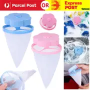 Floating Hair Filtering Mesh Removal Washing Machine Filter Bag Lint Catcher2/4x