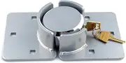 Van Door Lock With Brackets - Heavy Duty Security Vehicle Hasp Padlock