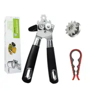 2Pcs Professional Grip Manual Deluxe Can Jar Opener Smooth Edge Bottle Opener