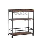 Kitchen Island Rolling Serving Cart Artiss