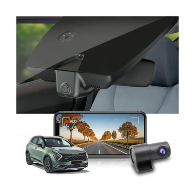Fitcamx Front 4K+Rear 1080P Dash Cam Adapts for Kia Sportage 2023 2024 2025 (...