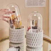 Makeup brush storage with Lid Large Capacity Transparent Pen Holder Acrylic